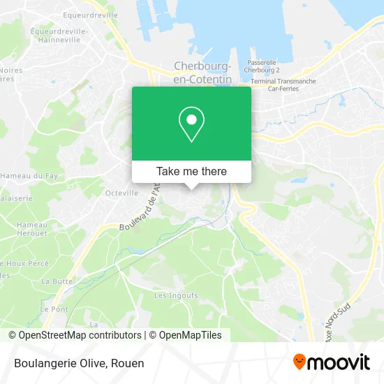 Boulangerie Olive map