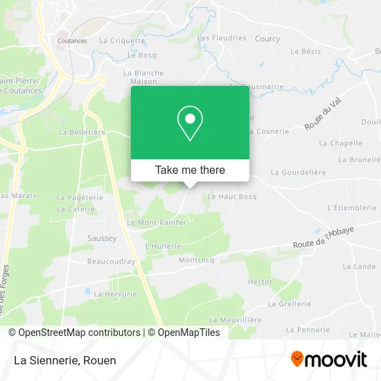 La Siennerie map