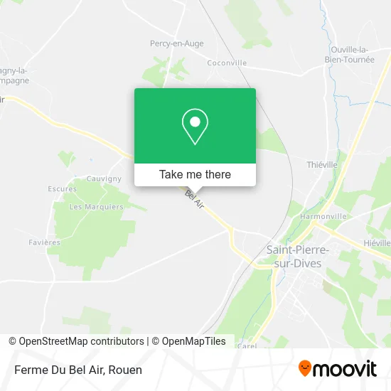 Ferme Du Bel Air map