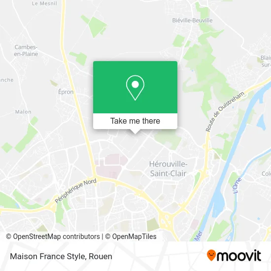 Maison France Style map