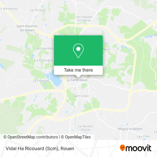 Vidal Ha Ricouard (Scm) map