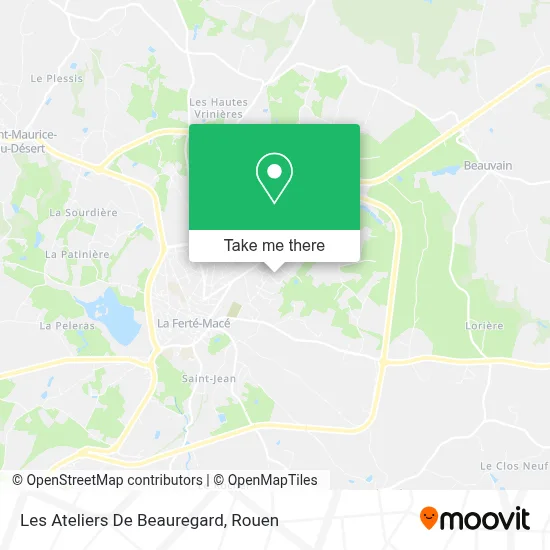 Les Ateliers De Beauregard map