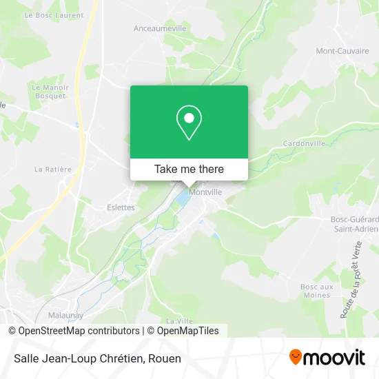 Salle Jean-Loup Chrétien map