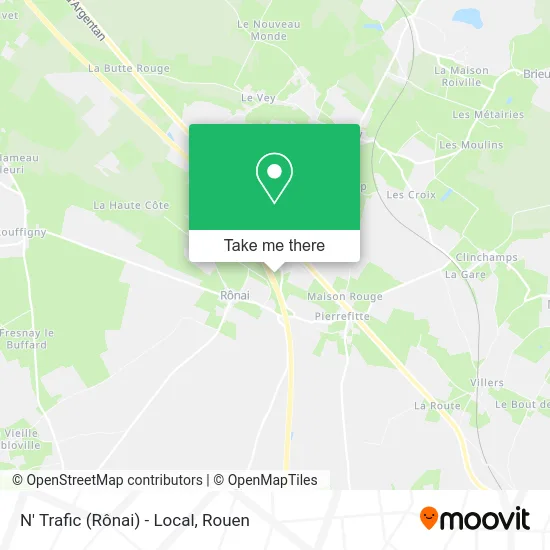 N' Trafic (Rônai) - Local map