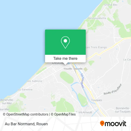 Au Bar Normand map
