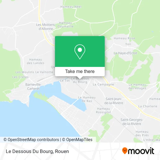 Le Dessous Du Bourg map