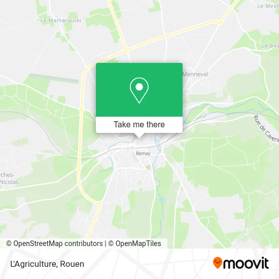 L'Agriculture map