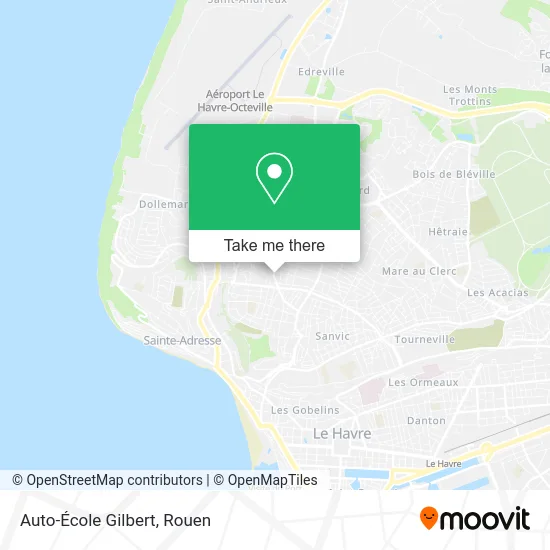 Auto-École Gilbert map