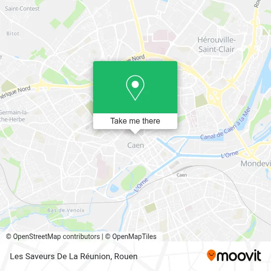 Les Saveurs De La Réunion map