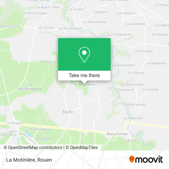 La Motinière map