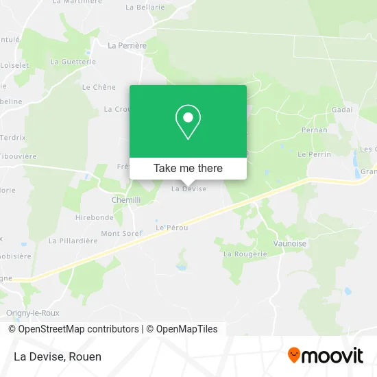 La Devise map
