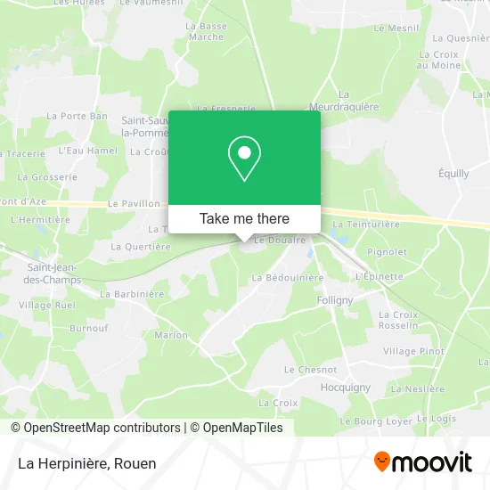 La Herpinière map