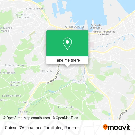 Caisse D'Allocations Familiales map