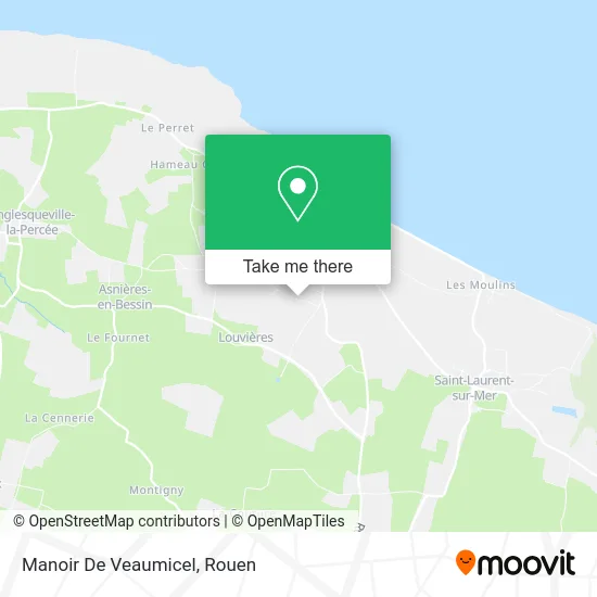 Manoir De Veaumicel map