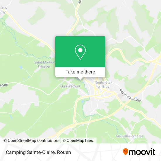 Camping Sainte-Claire map