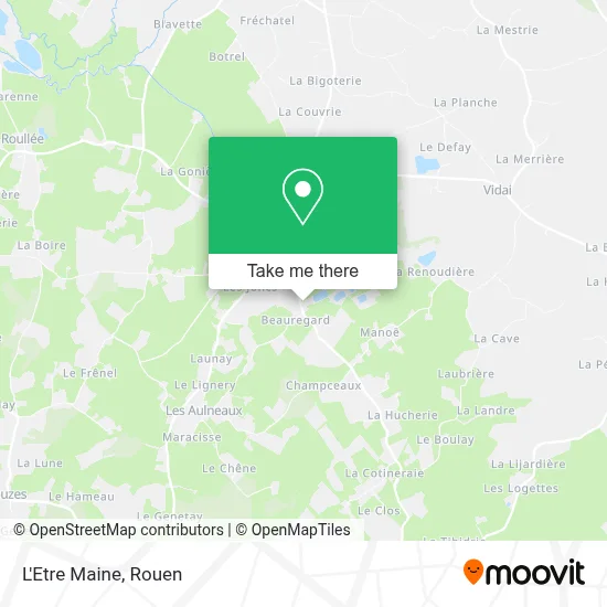 L'Etre Maine map