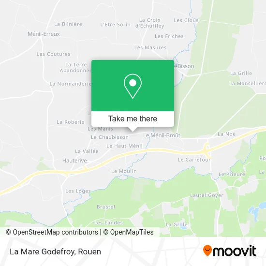 La Mare Godefroy map