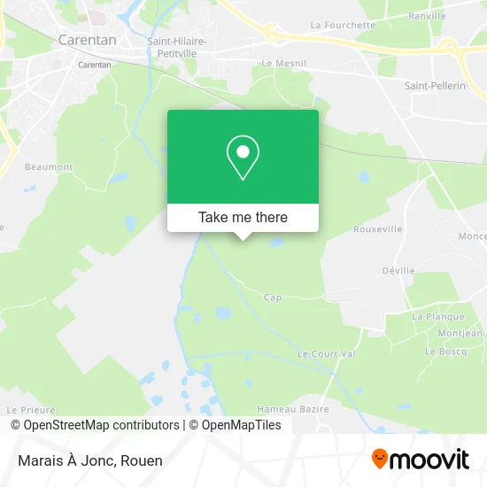 Marais À Jonc map