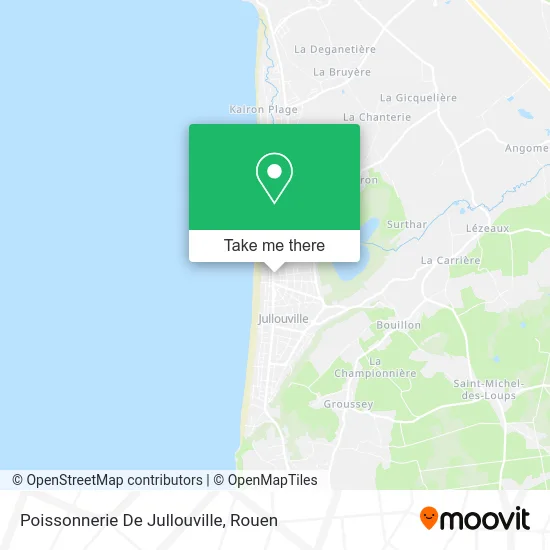 Poissonnerie De Jullouville map
