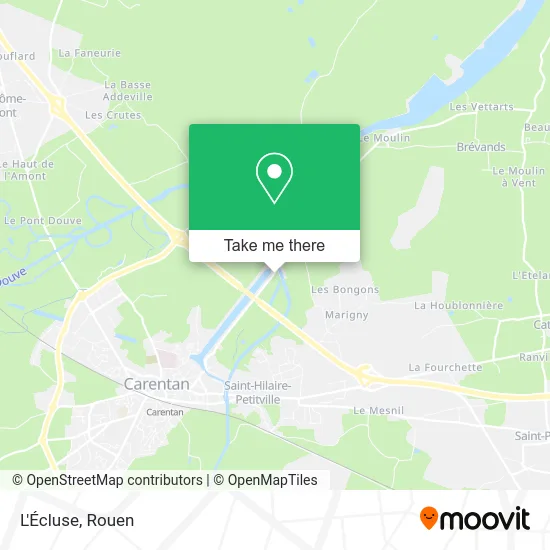 L'Écluse map