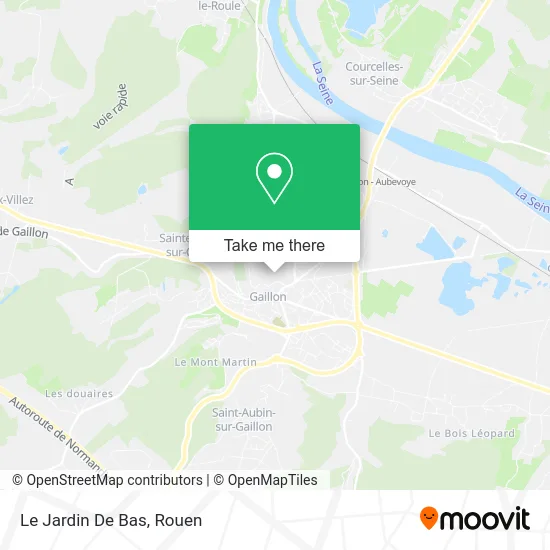 Le Jardin De Bas map