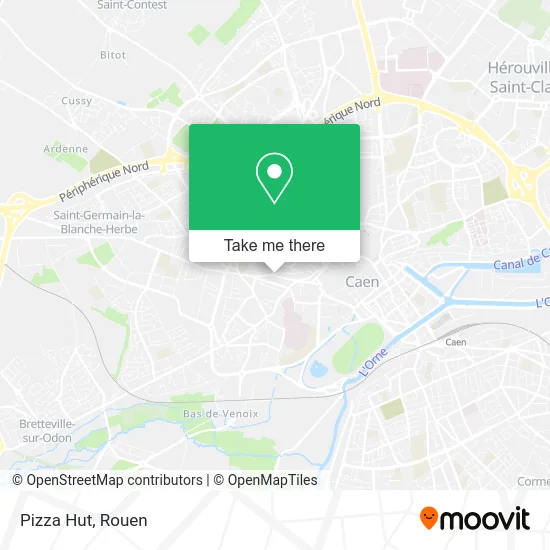 Pizza Hut map