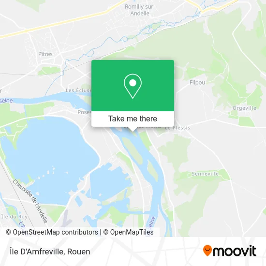 Île D'Amfreville map