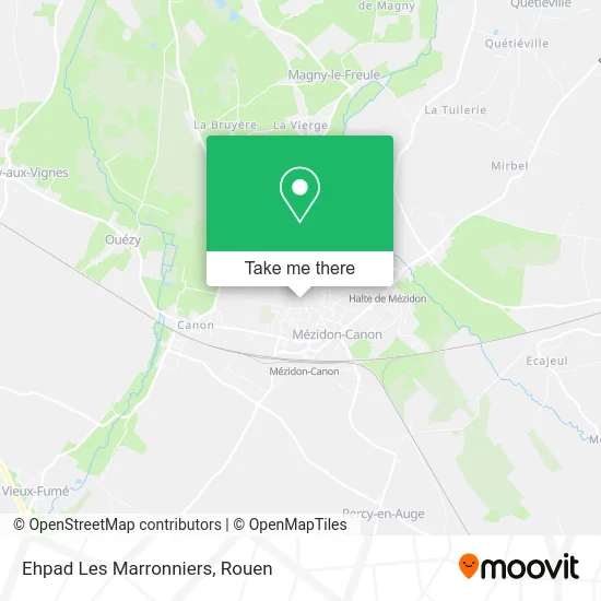 Ehpad Les Marronniers map