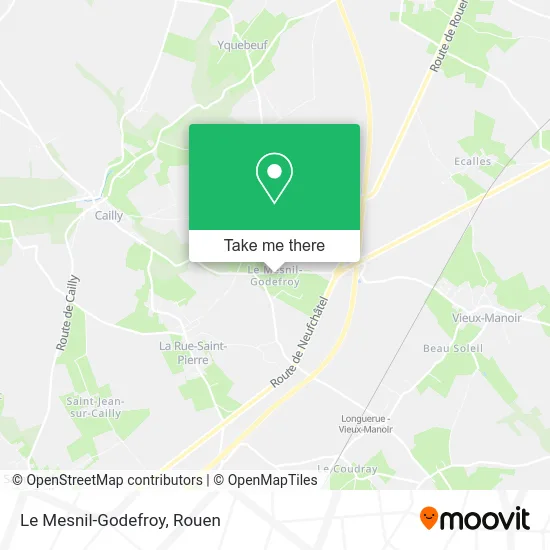 Le Mesnil-Godefroy map