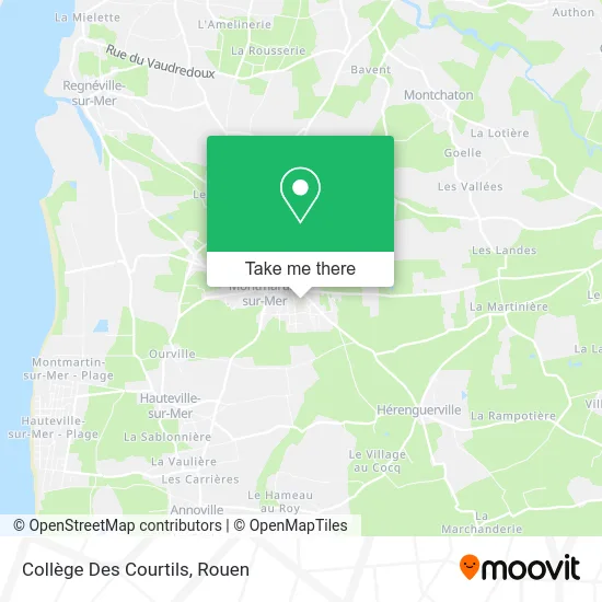 Collège Des Courtils map