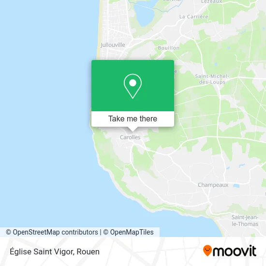Église Saint Vigor map