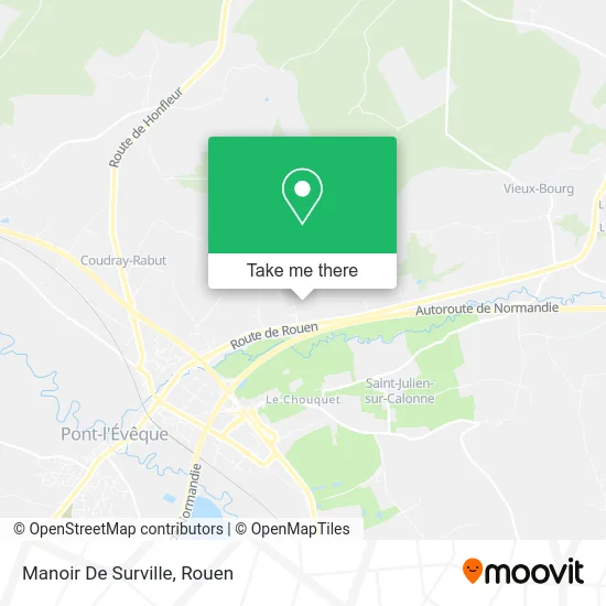 Manoir De Surville map