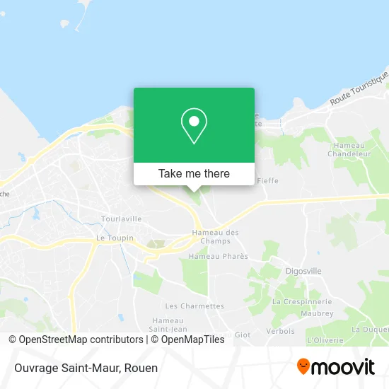 Ouvrage Saint-Maur map