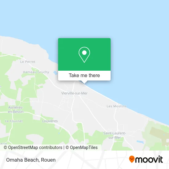 Omaha Beach map