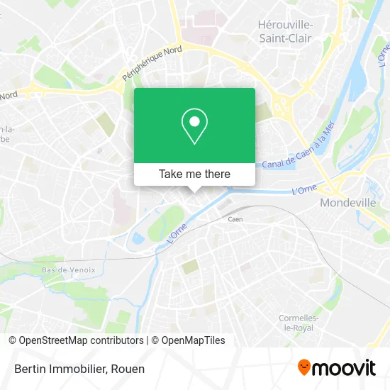 Bertin Immobilier map