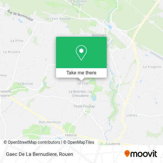 Gaec De La Bernudiere map