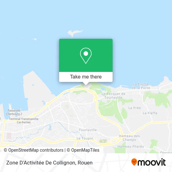 Zone D'Activitée De Collignon map