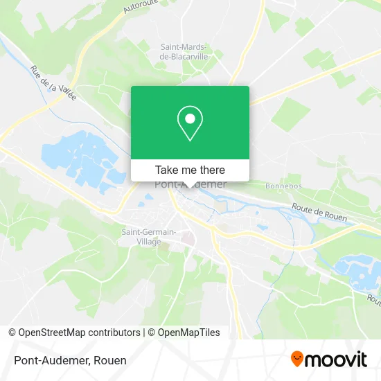 Pont-Audemer map