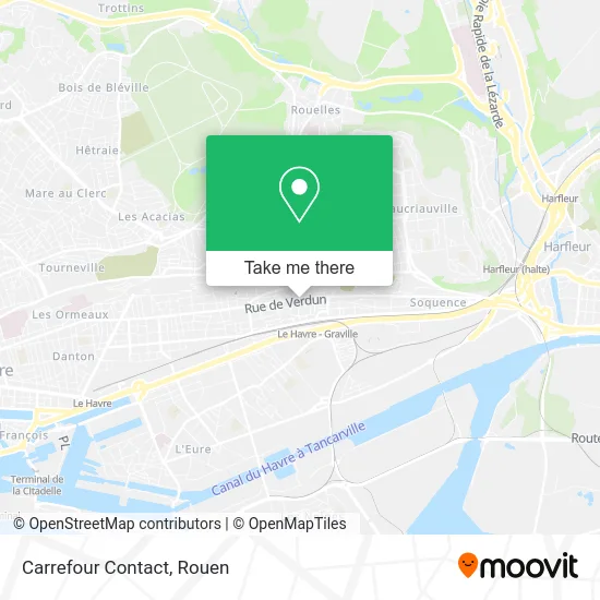 Carrefour Contact map
