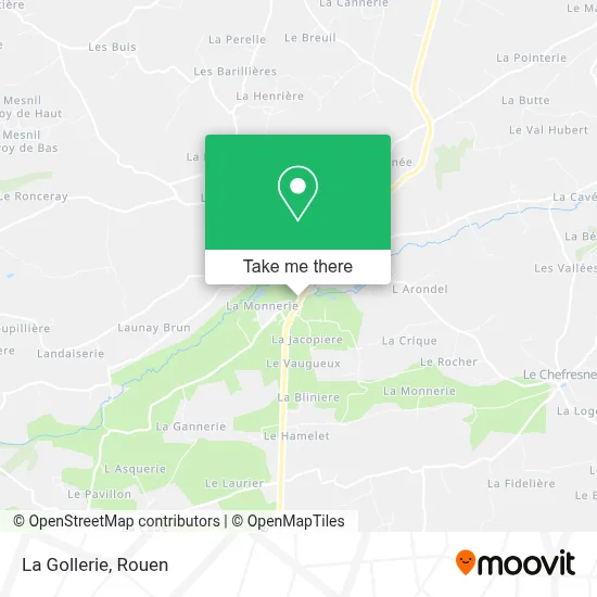La Gollerie map