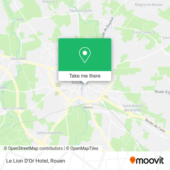 Le Lion D'Or Hotel map