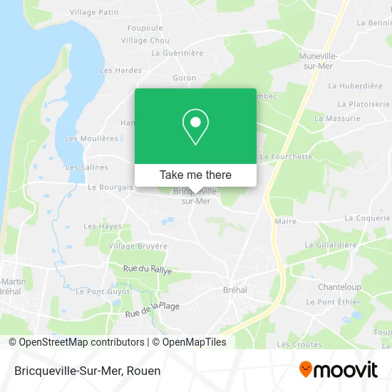 Bricqueville-Sur-Mer map