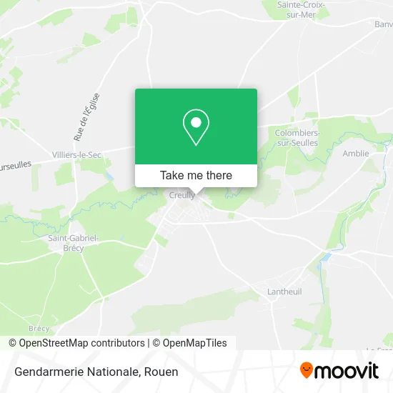 Gendarmerie Nationale map