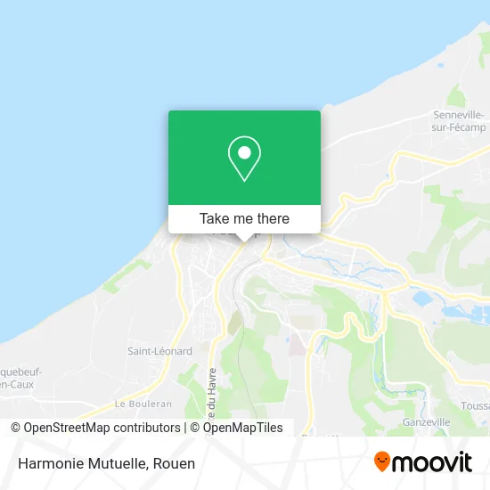 Harmonie Mutuelle map