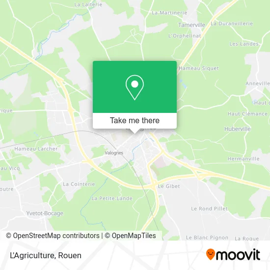 L'Agriculture map