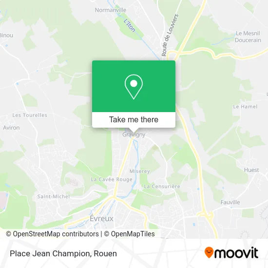 Place Jean Champion map