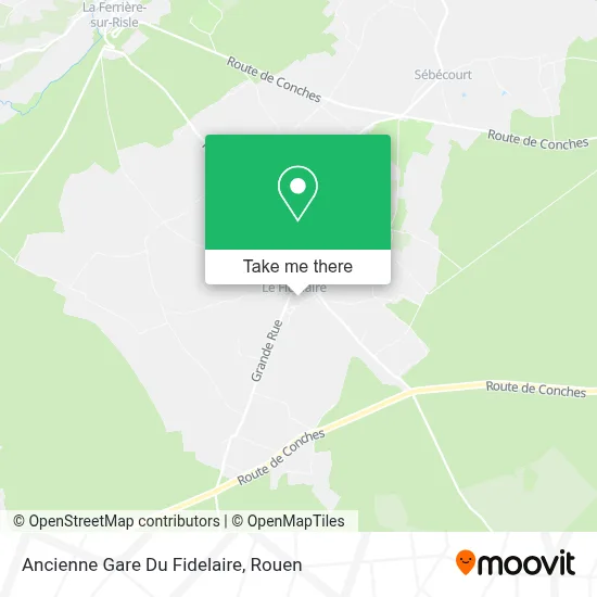 Ancienne Gare Du Fidelaire map