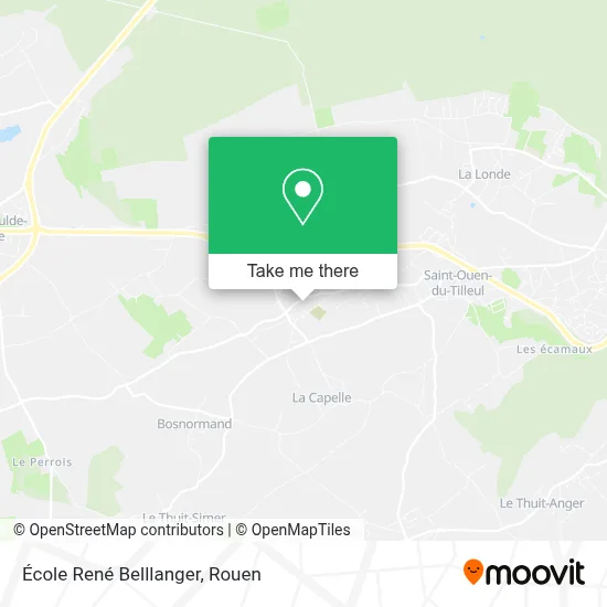 École René Belllanger map