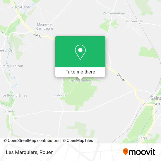 Les Marquiers map