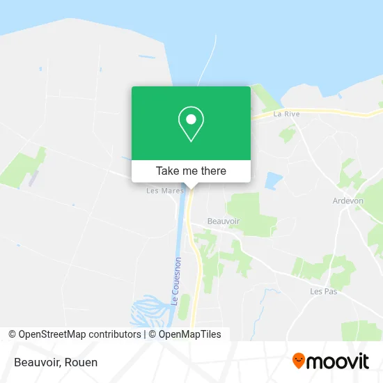 Beauvoir map